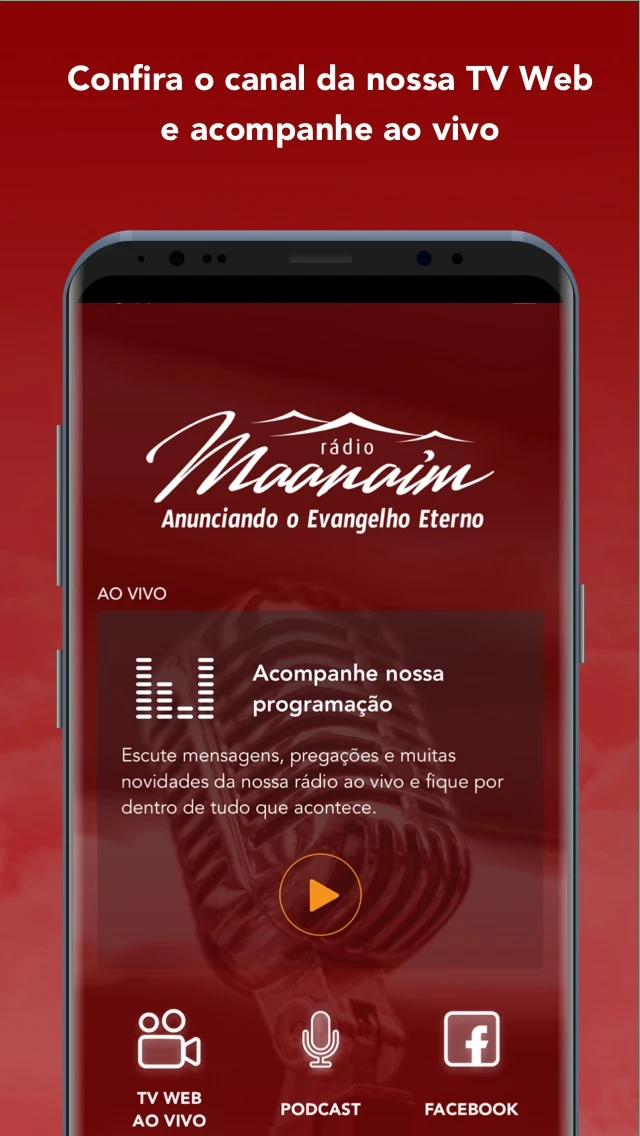 Rádio Maanaim screenshot